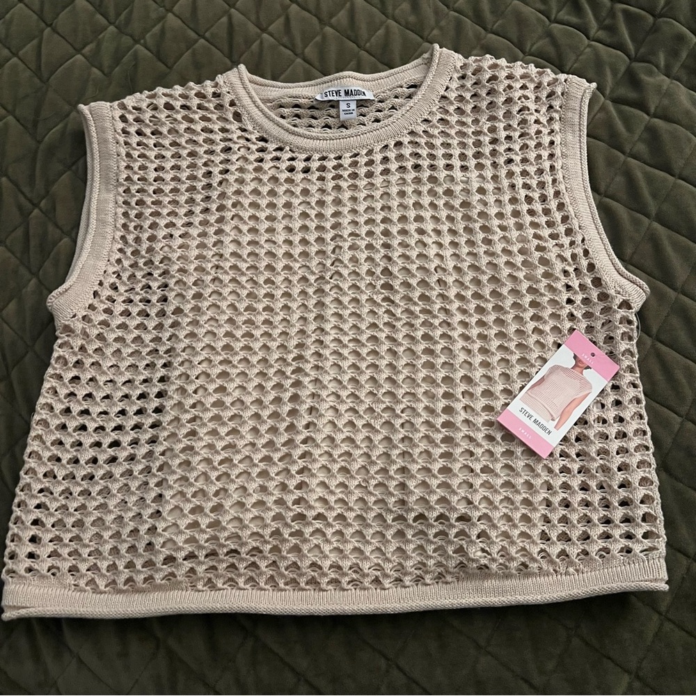 Steve Madden Crochet Top
